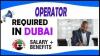 Operator Required in Dubai