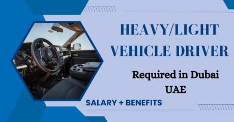 Heavy/Light Vehicle Driver Required in Dubai