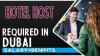 Hotel Host Required in Dubai