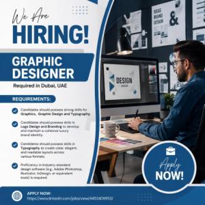 Graphic Designer Required in Dubai