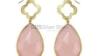 AED 20, Buy Fashion Rose Quartz Earrings