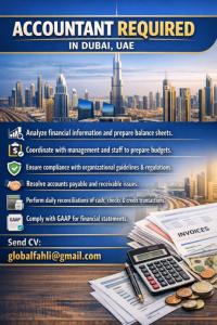 Accountant Required in Dubai