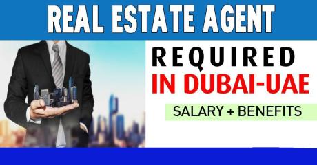 Real Estate Agent Required in Dubai