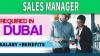 Sales Manager Required in Dubai