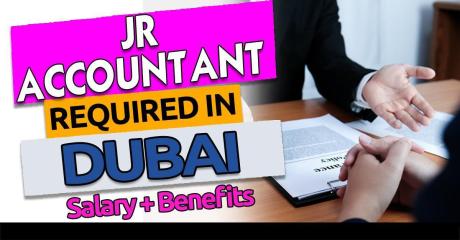 Jr Accountant Required in Dubai