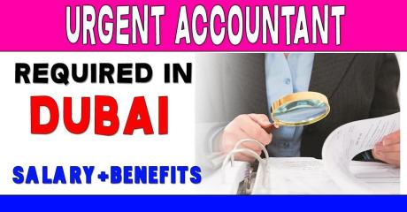 Urgent Accountant Required in Dubai