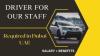 DRIVER FOR OUR STAFF Required in Dubai