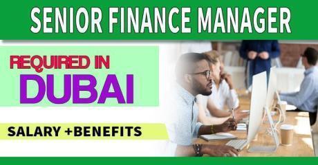 Senior Finance Manager Required in Dubai