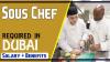 Sous Chef Required in Dubai