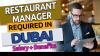 Restaurant Manager Required in Dubai