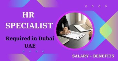 Human Resources Specialist Required in Dubai