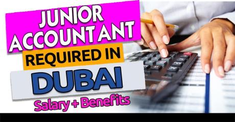 Junior Accountant Required in Dubai