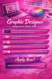 Graphic Designer Required in Dubai