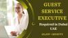 Guest Service Executive Required in Dubai