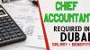 Chief Accountant Required in Dubai