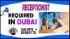 Receptionist Required in Dubai