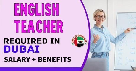 English Teacher Required in Dubai