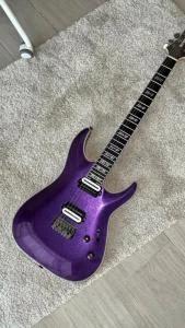 Purple Schecter C-1 SLS Hollywood Diamond Series