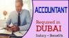 Accountant Required in Dubai