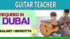 Guitar Teacher Required in Dubai