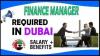 Finance Manager Required in Dubai