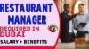 Restaurant Manager Required in Dubai