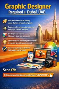 Graphic Designer Required in Dubai
