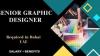 Senior Graphic Designer Required in Dubai