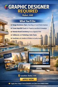 Graphic Designer Required in Dubai