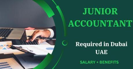 Junior Accountant Required in Dubai