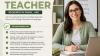 English Teacher Required in Dubai