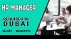 HR Manager Required in Dubai