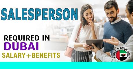 Salesperson Required in Dubai