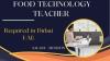 Food Technology Teacher Required in Dubai