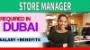 Store Manager Required in Dubai