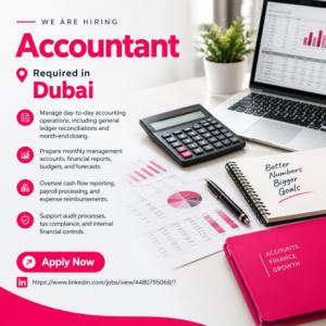 Accountant Required in Dubai