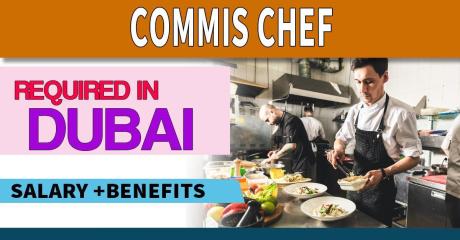 Commis Chef Required in Dubai