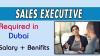 Sales Executive Required in Dubai