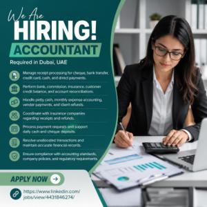 Accountant Required in Dubai
