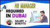 Human Resources Manager Required in Dubai