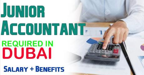 Junior Accountant Required in Dubai