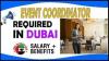 Event Coordinator Required in Dubai