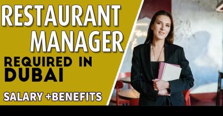 Restaurant Manager Required in Dubai