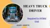 Heavy Truck Driver Required in Dubai