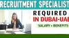 Recruitment Specialist Required in Dubai