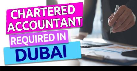 Chartered Accountant Required in Dubai