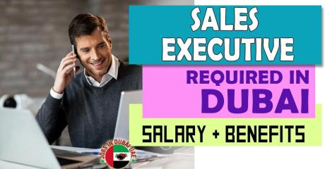 Sales Executive Required in Dubai