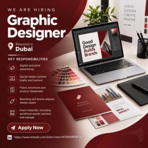 Graphic Designer Required in Dubai