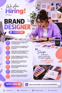 Brand Designer Required in Dubai