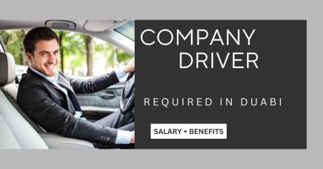 Company Driver Required in Dubai